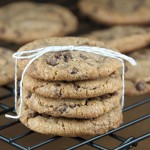 Delicious Browned Butter Chocolate Chip Cookies made with browned butter, mostly brown sugar, and mini semi-sweet chocolate chips. This is my favorite chocolate chip cookie to make.