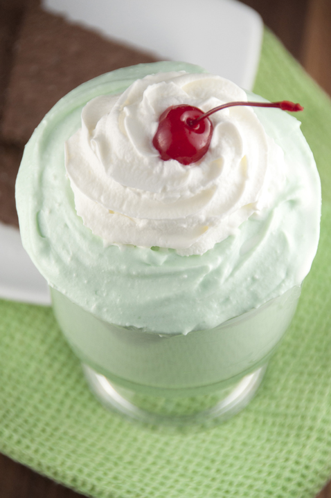 Everyone's favorite minty green milkshake from McDonald's turned into a fun Shamrock Shake dip dessert recipe to celebrate St. Patrick's Day!