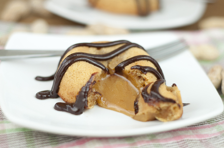 Molten Double Peanut Butter Lava Cakes dessert is a peanut butter cake recipe with peanut butter filling. This is easy to make.