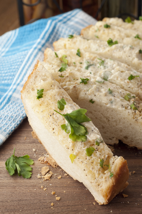 Louisiana Garlic Bread recipe is the perfect side dish to go with any meal or for a pot luck.