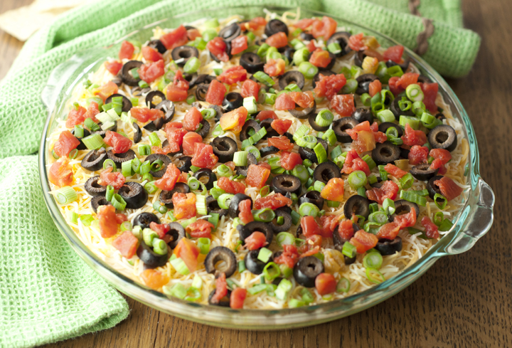 Fiesta 7 Layer Dip  Wishes and Dishes