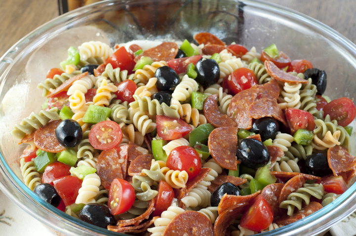 Classic Italian Pasta Salad | Wishes and Dishes