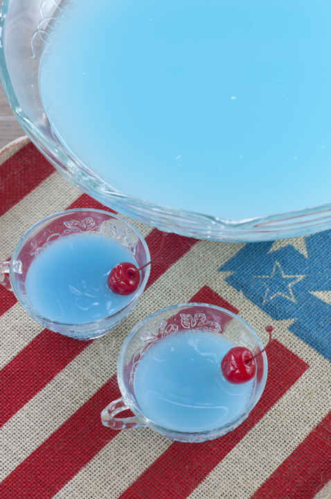 Blue Pina Colada Party Punch Wishes And Dishes