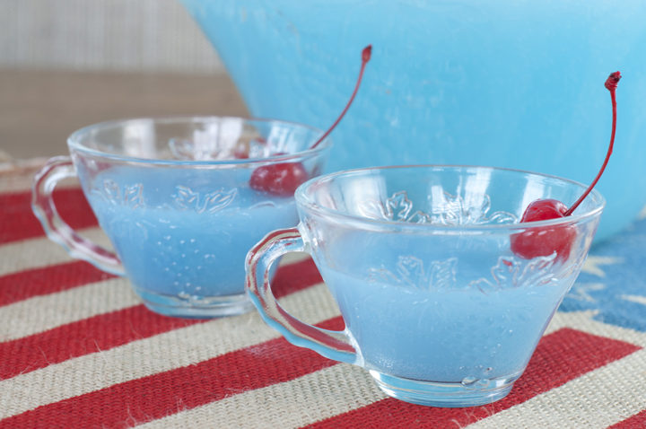 blue lemonade shower punch