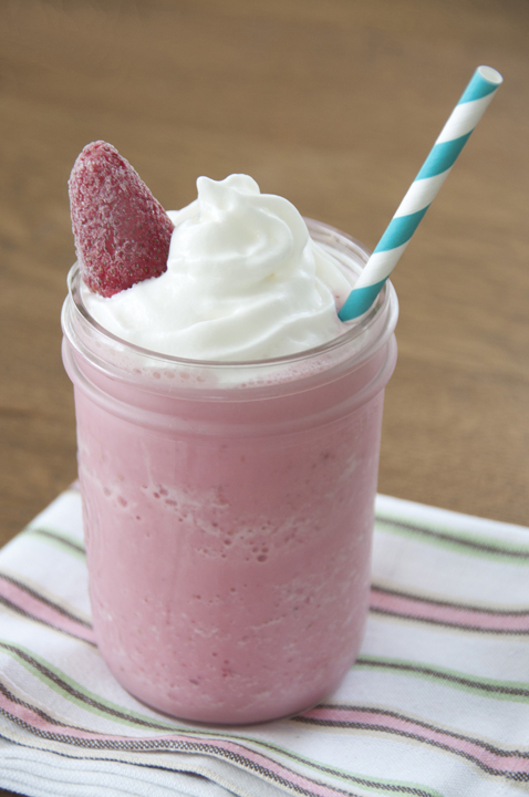 Strawberries Blended Drink Wishes and Dishes