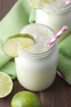 2 Minute Blender Limeade | Wishes and Dishes