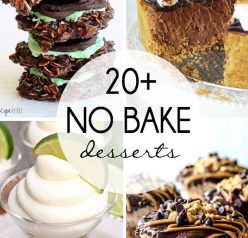 20+ No Bake Desserts to keep your house cool in the summer.