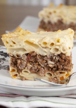 Pastitsio Greek Pasta Bake | Wishes and Dishes