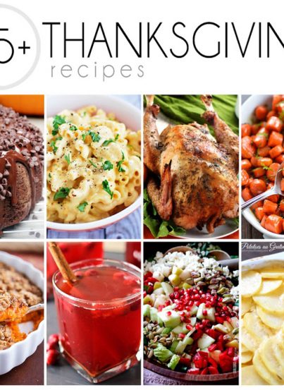 25+ Recipes for Thanksgiving including dinners, desserts, side dishes, and beverages. You will be holiday ready in no time at all after checking these ideas out!