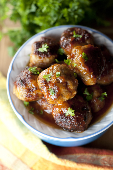 Brown Sugar Glazed Pork Meatballs recipe serve well as, football food, a party appetizer, or main course when you serve them over rice or potatoes. The sweet glaze will win everyone over!