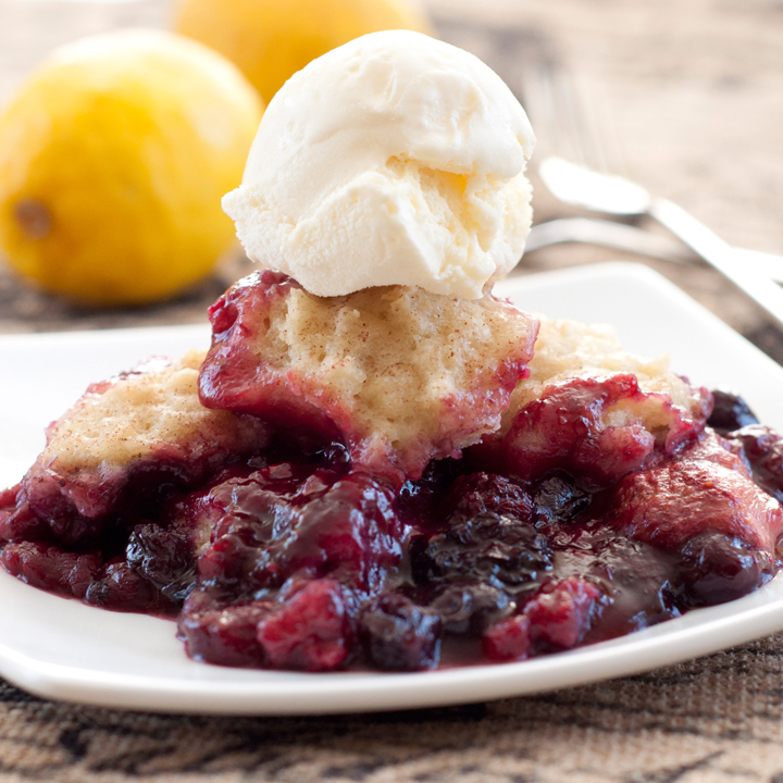 Crock Pot Mixed Berry Cobbler Wishes and Dishes