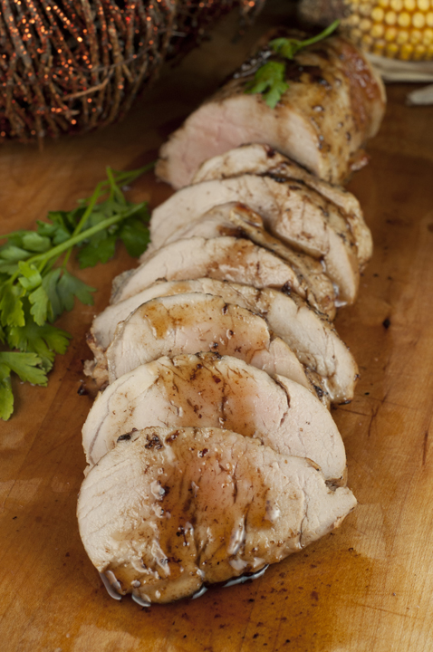 An easy Pork Tenderloin with Apple Cider Reduction that comes out so moist and tender every time and is a great recipe for the holidays or a dinner party.