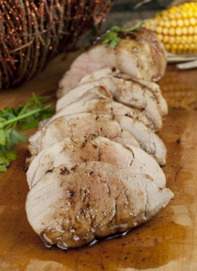 An easy, juicy Pork Tenderloin with Apple Cider Reduction glaze that comes out so perfect every time and is a great recipe for the Thanksgiving or Christmas.