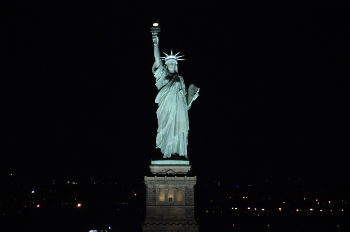 Statue of Liberty, view from Anthem of the Seas, Royal Caribbean