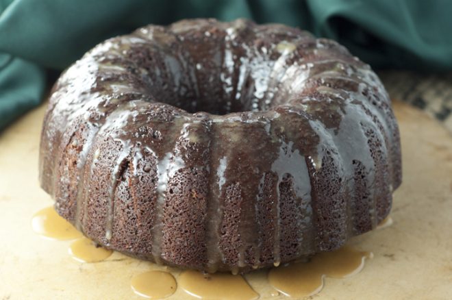 Hot Chocolate Coffee Rum Cake | Wishes and Dishes
