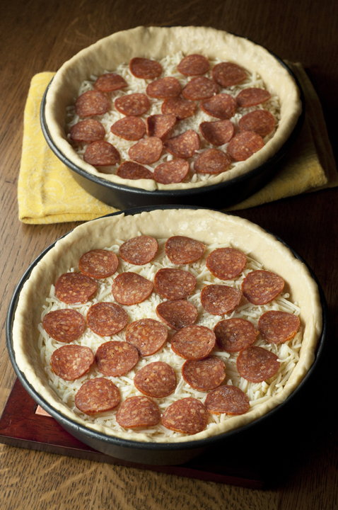 Chicago-Style Deep Dish Pizza