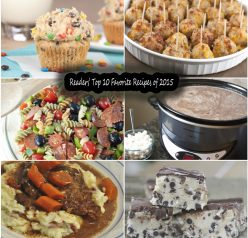 A roundup of the most popular recipe on my blog posts from 2015 - dinners, desserts, side dishes, and more!