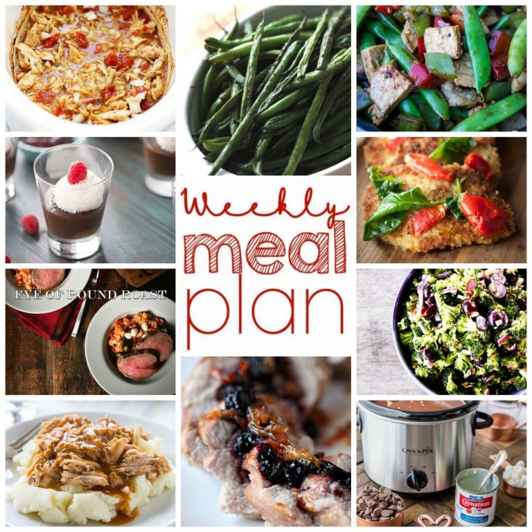 Easy Weekly Meal Plan for January 17– January 23 to help get you new and fresh ideas to keep dinner exciting for your family!
