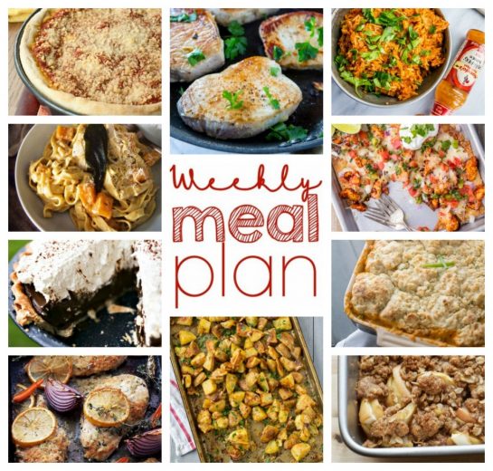 Weekly Meal Plan {Week 33} | Wishes and Dishes