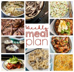 Weekly Meal Plan {week 34} 