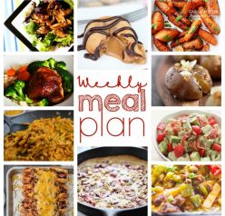 Weekly Meal Plan February 14 – February 20. Ten great bloggers coming together to bring you a variety of recipes including dinner, sides dishes, and desserts for the entire week!