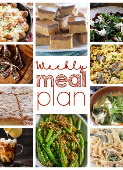 Weekly Meal Plan {Week 37} - 10 talented food bloggers collaborating to bring you a full week of recipes that include main courses, sides dishes, and desserts!