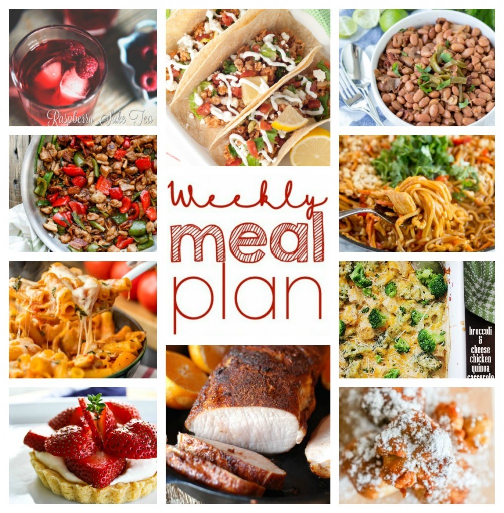 Weekly Meal Plan {Week 38}