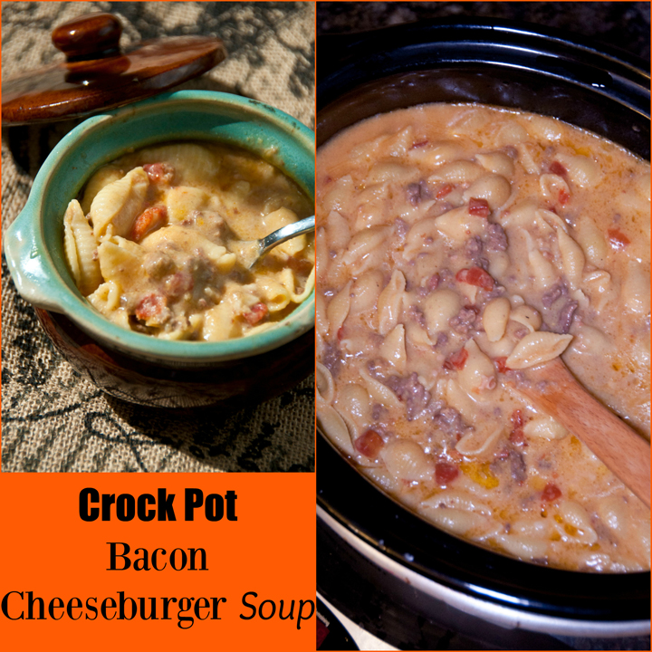 Crock Pot Cheeseburger Soup