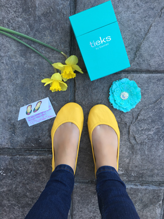 mustard yellow tieks