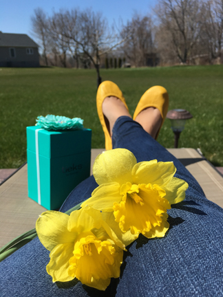 My Mustard Yellow Tieks Ballet Flats are worth the price and so comfortable!