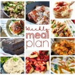 Here is your Weekly Meal Plan Week 40. I teamed up with 9 other bloggers to supply you with a full week of easy recipes that include your main course, sides dishes, and desserts!