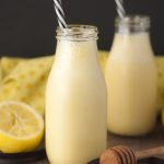 Creamy, fruity citrus Sunshine Lemon Smoothie recipe is the perfect breakfast, snack, or immune-boosting drink when you're feeling under the weather!