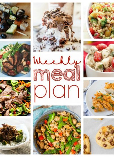 Save time, money, and your sanity with the Weekly Meal Plan {Week 43}. All of my favorite food bloggers friends are here bringing you a full week of delicious recipes including dinner, sides dishes, and desserts!