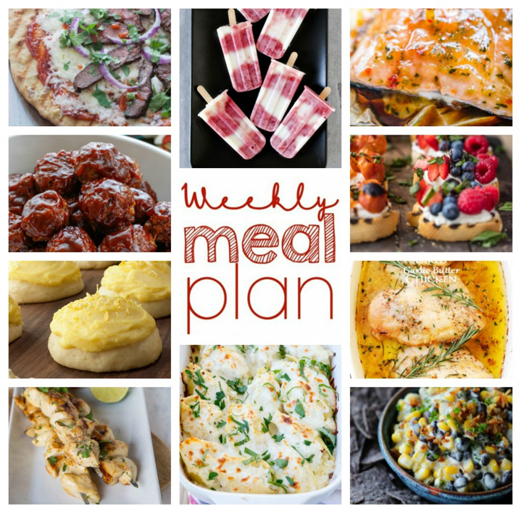 Weekly Meal Plan {Week 44} to make your busy week a little more bearable. I am providing you with a full week of easy recipes including dinner, sides, and desserts!