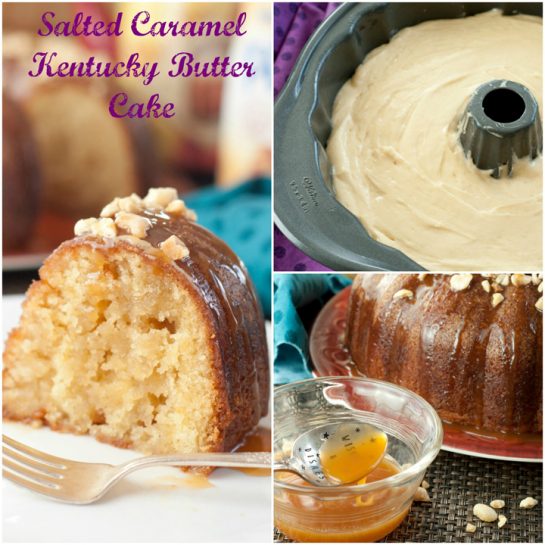 Salted Caramel Kentucky Butter Cake Wishes and Dishes