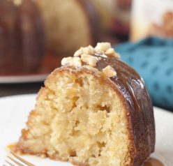 Salted Caramel Kentucky Butter Cake is a homemade moist and buttery cake recipe with an irresistible caramel butter sauce that is rich, addictive, delicious, and soaks right into the cake!