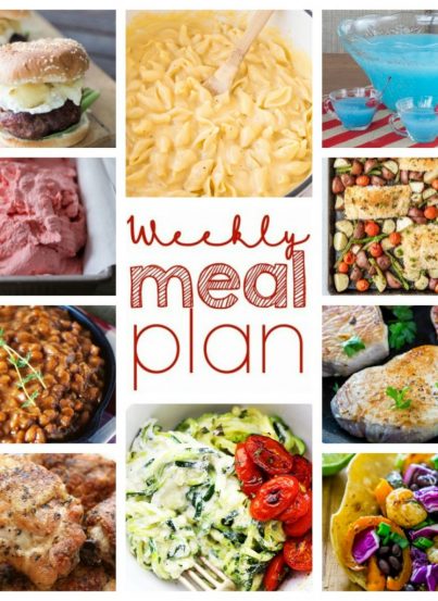 Weekly Meal Plan {Week 47} - 10 great bloggers bringing you a full week of recipes including dinner, sides dishes, and desserts!