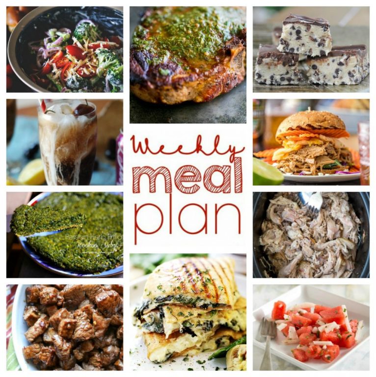Weekly Meal Plan {Week 51} – 10 great bloggers bringing you a full week of recipe ideas including dinner, sides dishes, and desserts!