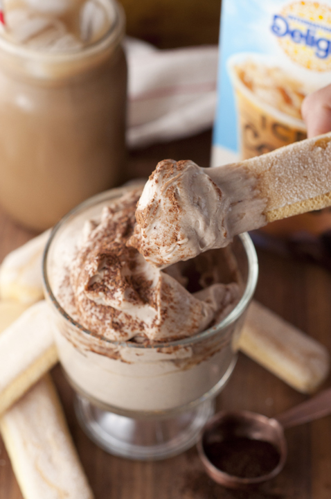 Quick and Easy 5 Minute Tiramisu Dip recipe is all the great flavors of your favorite Italian dessert turned into a dessert dip served with Ladyfingers. Have your coffee and eat it, too!