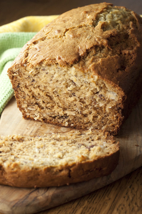 Island-inspired Coconut Banana Bread recipe is a fun, tropical twist on traditional banana bread that you will love!