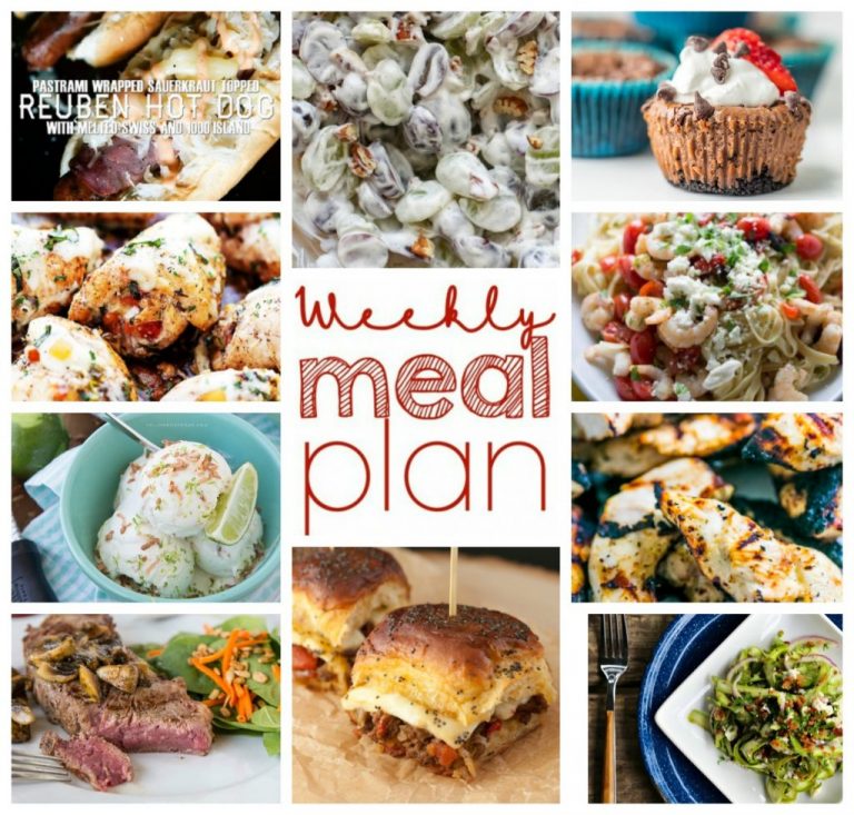 Here is the Weekly Meal Plan {Week 52} where I teamed up with 10 bloggers to bring you a full week of easy recipes including dinner, sides dishes, and desserts!