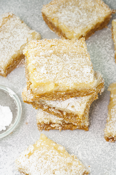 Ooey Gooey Butter Cake Bars | Wishes and Dishes