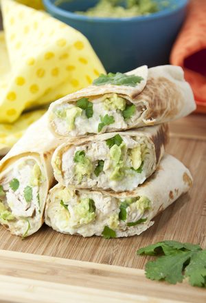 Chicken and Avocado Burritos | Wishes and Dishes