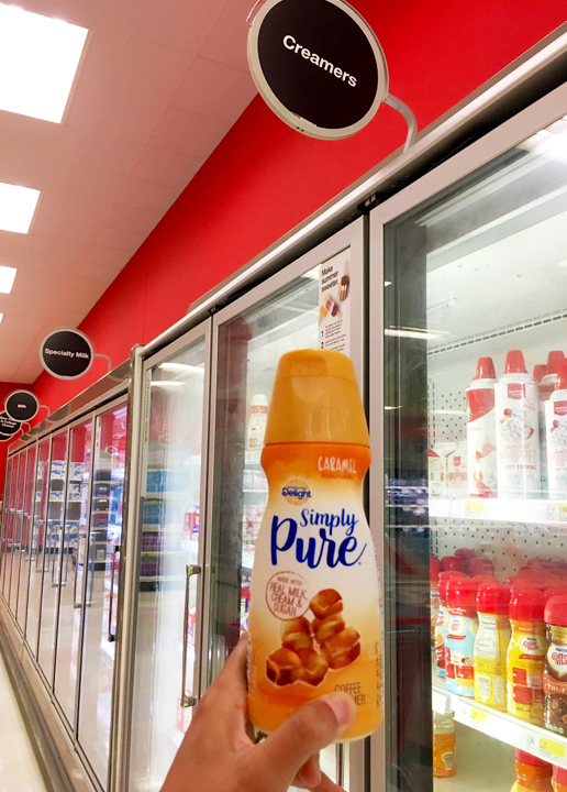Simply Pure Caramel Coffee Creamer at Target in Rochester