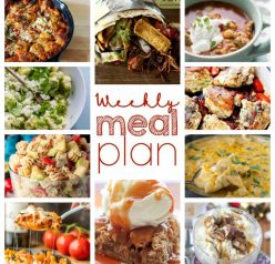 Your Weekly Meal Plan {Week 63} – 10 food bloggers coming together to bring you a full week of recipes including dinner, sides dishes, and desserts!