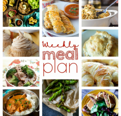 Bringing you the Weekly Meal Plan {Week 64} put together by 10 great bloggers - a full week of recipe ideas for dinner, sides dishes, and desserts!