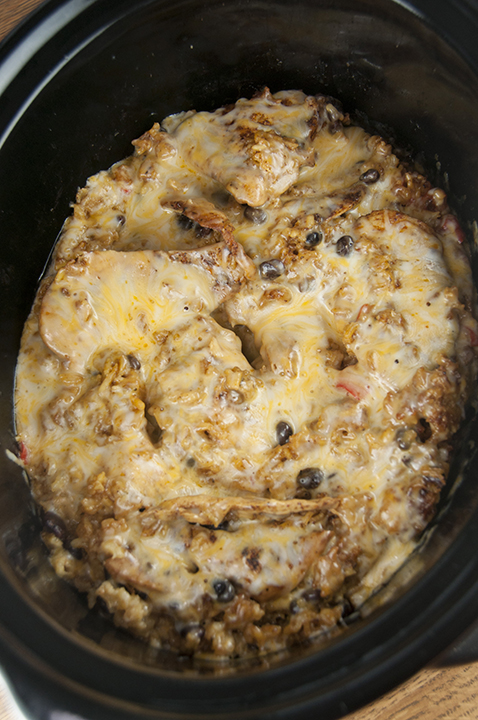 slow cooker mexican chicken and rice