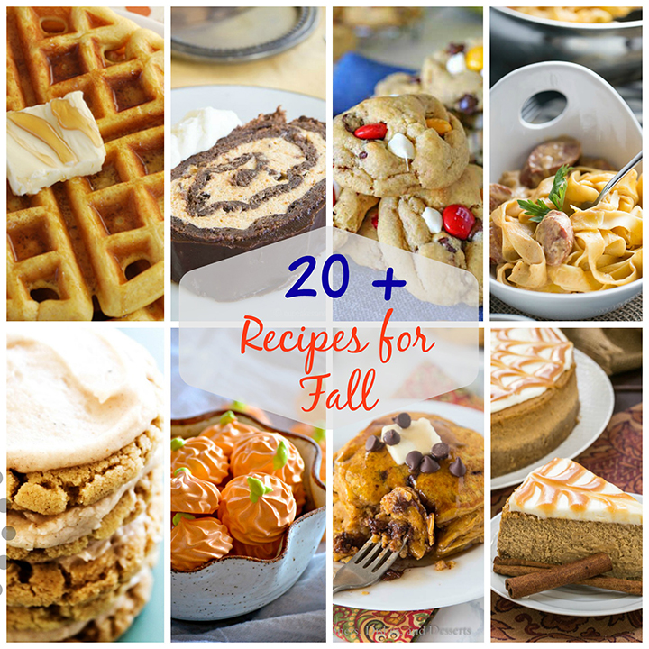 From savory sweet potato dishes to sweet pumpkin desserts, you'll love these recipes that feature our favorite fall bounty. Here are more than 20 Recipes For Fall you must make!