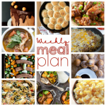 Weekly Meal Plan {Week 65} - myself and a fabulous bunch of bloggers working together to bring you a full week of simple, family-friendly recipes including dinner, sides dishes, and desserts!