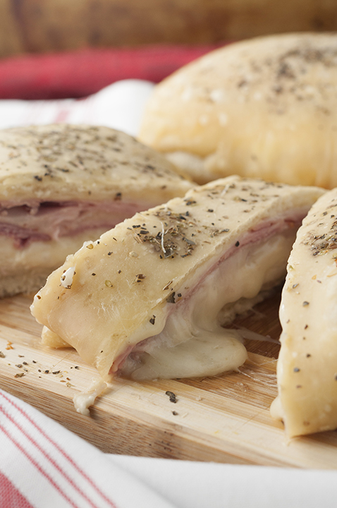 Ham and Cheese Stromboli {Wishes & Dishes}